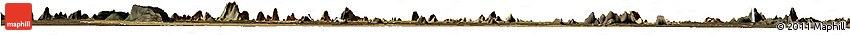 Satellite Horizon Map of Mecuburi, darken
