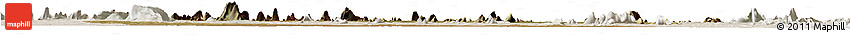 Satellite Horizon Map of Mecuburi, lighten