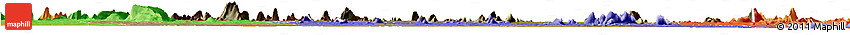 Satellite Horizon Map of Mecuburi, political outside