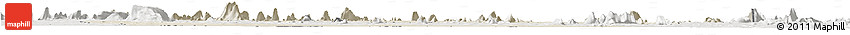 Shaded Relief Horizon Map of Mecuburi, lighten, semi-desaturated Shaded Relief Horizon Map of Mecuburi, lighten, semi-desaturated