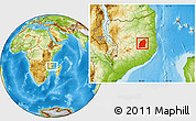 Physical Location Map of Mecuburi