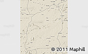 Shaded Relief Map of Mecuburi