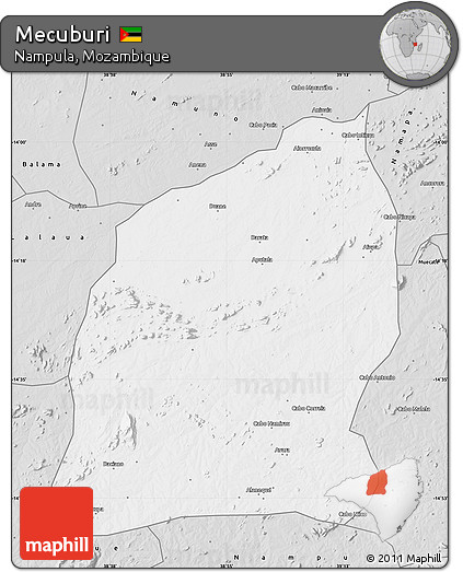 Silver Style Map of Mecuburi