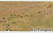 Satellite Panoramic Map of Mecuburi