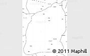 Blank Simple Map of Mecuburi