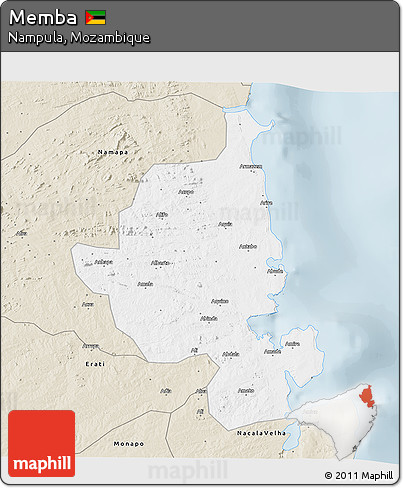 Classic Style 3D Map of Memba