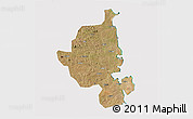 Satellite 3D Map of Memba, cropped outside