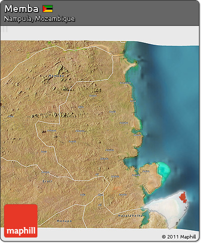 Satellite 3D Map of Memba