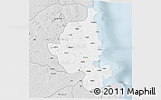 Silver Style 3D Map of Memba