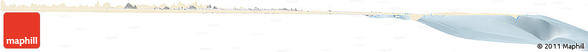 Classic Style Horizon Map of Memba, single color outside