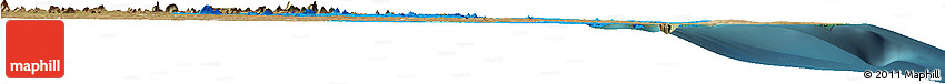 Political Horizon Map of Memba, satellite outside
