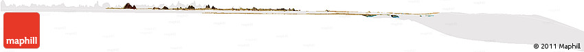 Satellite Horizon Map of Memba, cropped outside