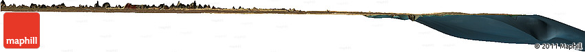 Satellite Horizon Map of Memba, darken