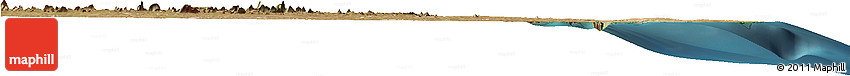 Satellite Horizon Map of Memba