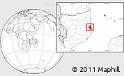 Blank Location Map of Memba