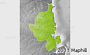 Physical Map of Memba, desaturated