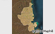 Satellite Map of Memba, darken