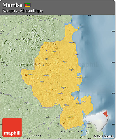 Savanna Style Map of Memba
