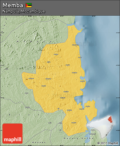 Savanna Style Map of Memba