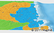 Political Panoramic Map of Memba