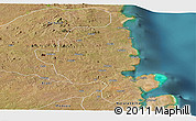 Satellite Panoramic Map of Memba