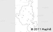 Blank Simple Map of Memba, cropped outside