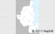 Gray Simple Map of Memba