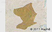 Satellite 3D Map of Monapo, lighten