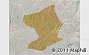 Satellite 3D Map of Monapo, lighten, semi-desaturated