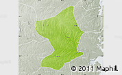 Physical Map of Monapo, lighten, semi-desaturated