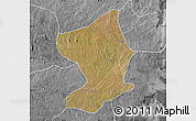 Satellite Map of Monapo, desaturated