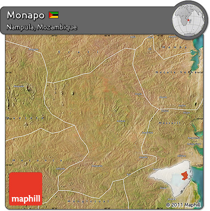 Satellite Map of Monapo