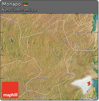 Satellite Map of Monapo