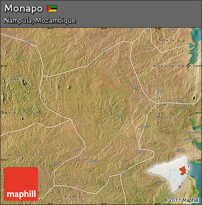 Satellite Map of Monapo