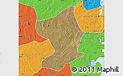 Satellite Map of Monapo, political outside