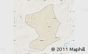 Shaded Relief Map of Monapo, lighten