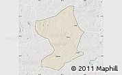 Shaded Relief Map of Monapo, lighten, semi-desaturated