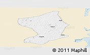 Classic Style Panoramic Map of Monapo, single color outside
