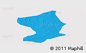 Political Panoramic Map of Monapo, cropped outside