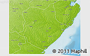 Physical 3D Map of Mongincual