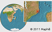 Satellite Location Map of Mongincual