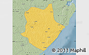Savanna Style Map of Mongincual