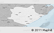 Gray Panoramic Map of Mongincual