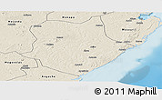 Shaded Relief Panoramic Map of Mongincual