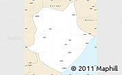 Classic Style Simple Map of Mongincual