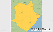 Savanna Style Simple Map of Mongincual