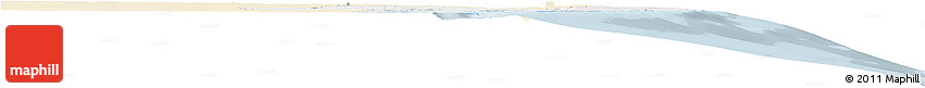 Classic Style Horizon Map of Mossuril, single color outside