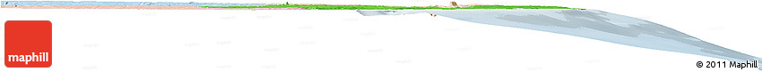 Political Horizon Map of Mossuril, lighten