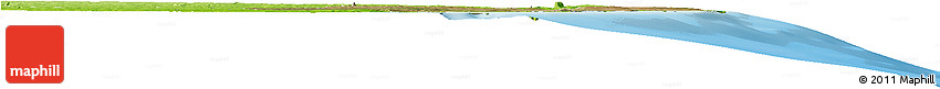 Satellite Horizon Map of Mossuril, physical outside