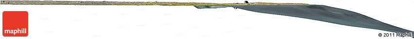 Satellite Horizon Map of Mossuril, semi-desaturated